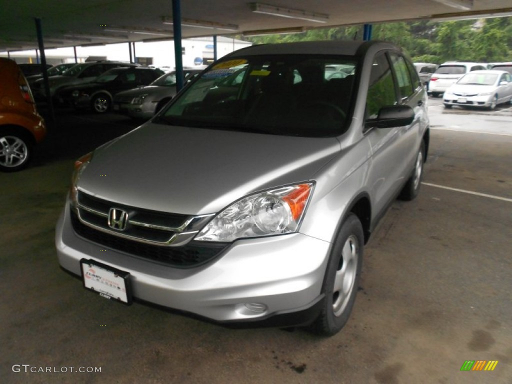 2010 CR-V LX AWD - Alabaster Silver Metallic / Gray photo #25