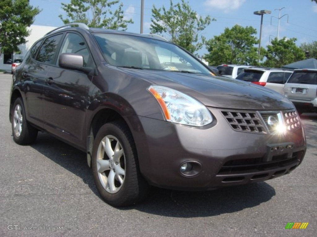 2008 Rogue S AWD - Iridium Graphite Metallic / Gray photo #1