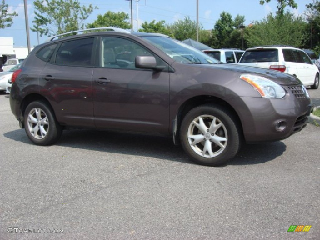 2008 Rogue S AWD - Iridium Graphite Metallic / Gray photo #2