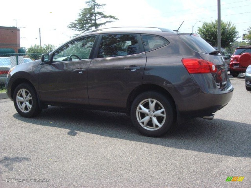 2008 Rogue S AWD - Iridium Graphite Metallic / Gray photo #5