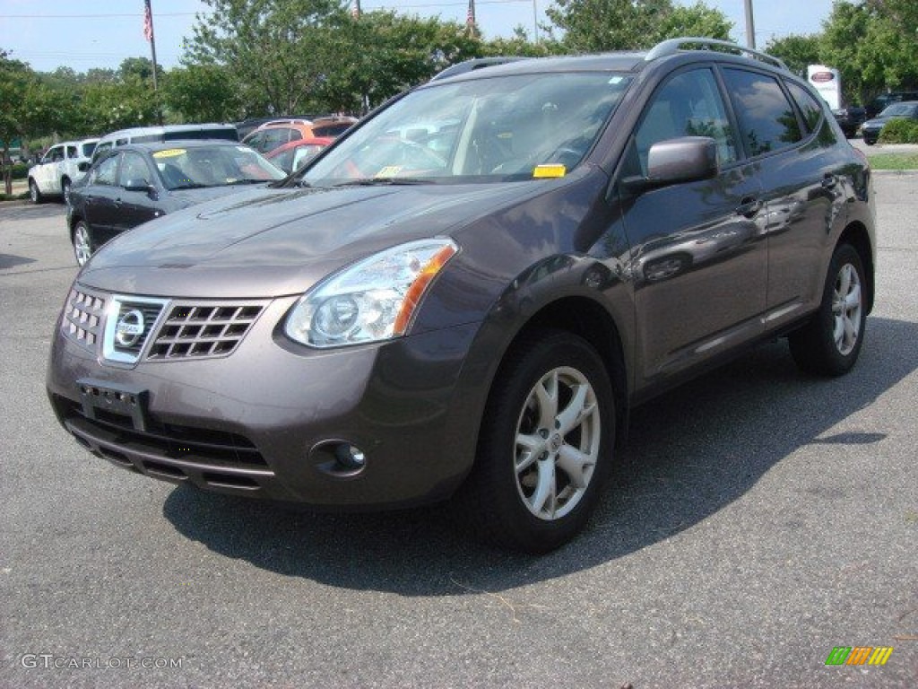2008 Rogue S AWD - Iridium Graphite Metallic / Gray photo #8