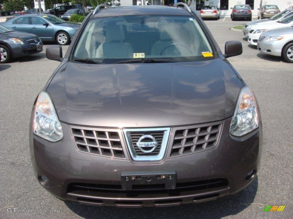 2008 Rogue S AWD - Iridium Graphite Metallic / Gray photo #9