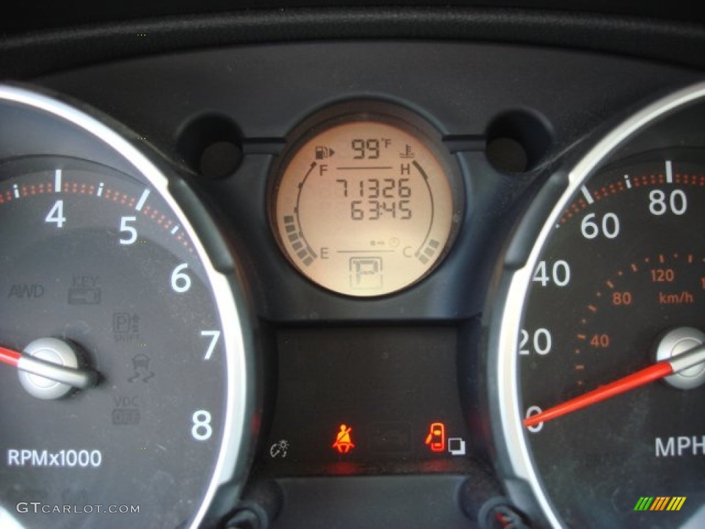 2008 Rogue S AWD - Iridium Graphite Metallic / Gray photo #14
