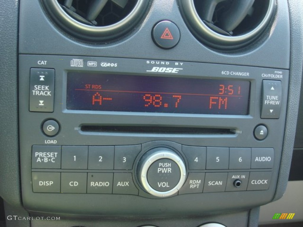 2008 Rogue S AWD - Iridium Graphite Metallic / Gray photo #15