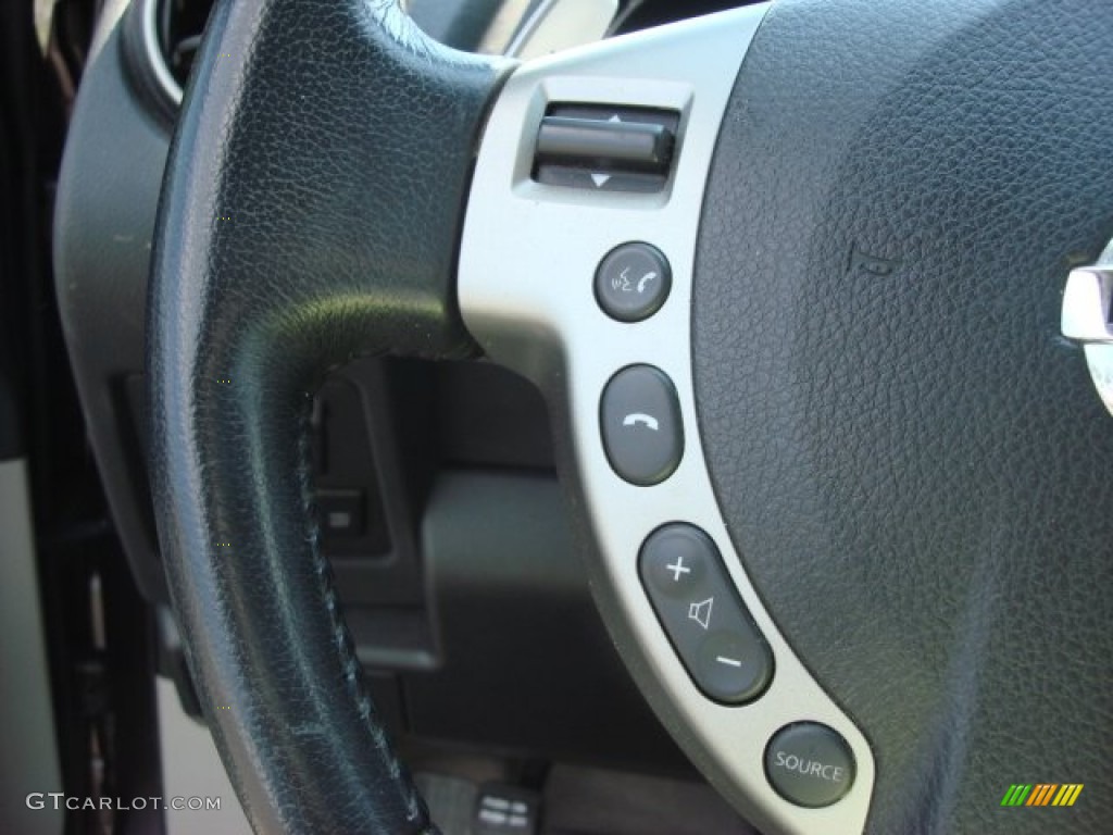 2008 Rogue S AWD - Iridium Graphite Metallic / Gray photo #20