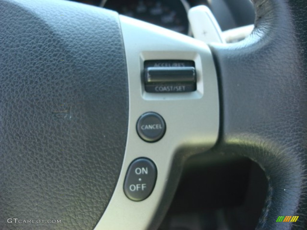 2008 Rogue S AWD - Iridium Graphite Metallic / Gray photo #21