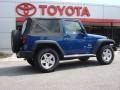 2009 Deep Water Blue Pearl Coat Jeep Wrangler X 4x4  photo #4