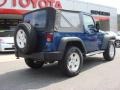 2009 Deep Water Blue Pearl Coat Jeep Wrangler X 4x4  photo #5
