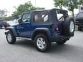 2009 Deep Water Blue Pearl Coat Jeep Wrangler X 4x4  photo #7