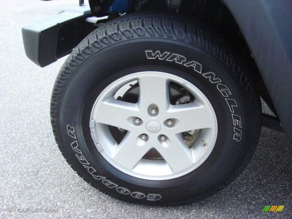 2009 Wrangler X 4x4 - Deep Water Blue Pearl Coat / Dark Slate Gray/Medium Slate Gray photo #21