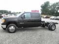 Onyx Black - Sierra 3500HD SLE Crew Cab 4x4 Dually Chassis Photo No. 4