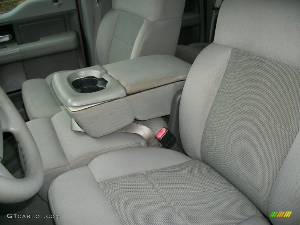 2005 F150 XLT SuperCrew - Bright Red / Medium Flint/Dark Flint Grey photo #9