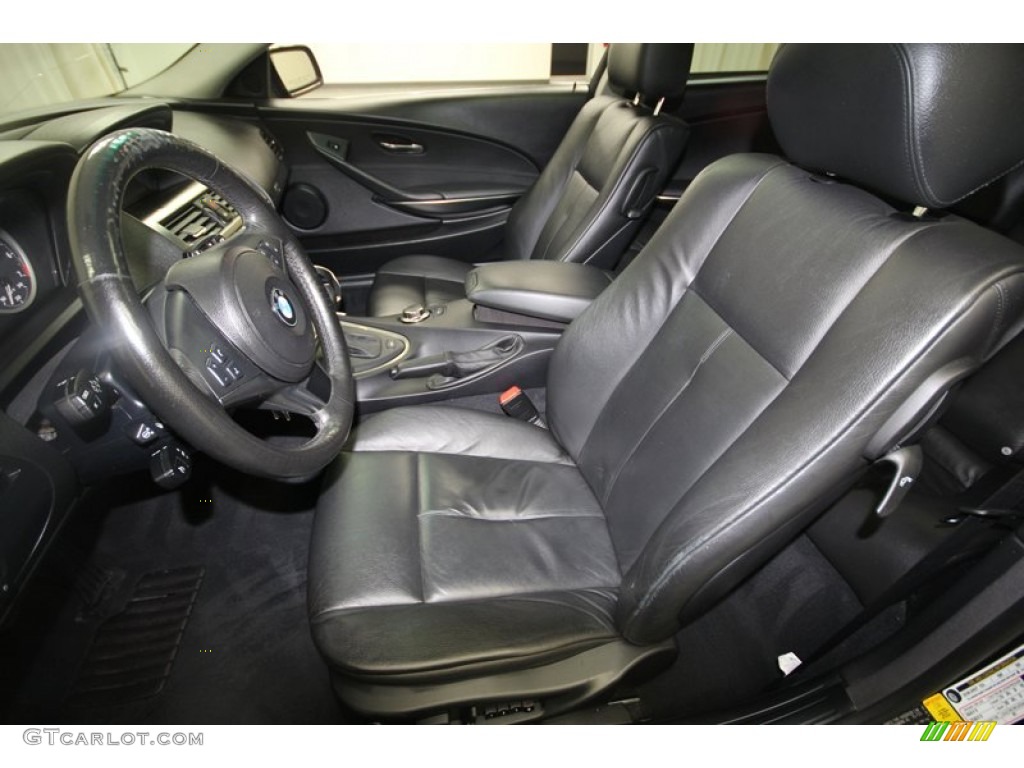 2006 BMW 6 Series 650i Coupe Front Seat Photo #68319420