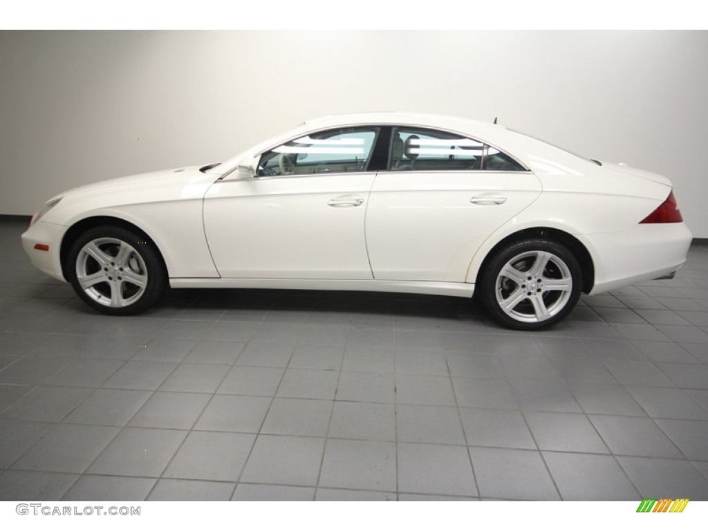 2006 CLS 500 - Alabaster White / Cashmere Beige photo #2