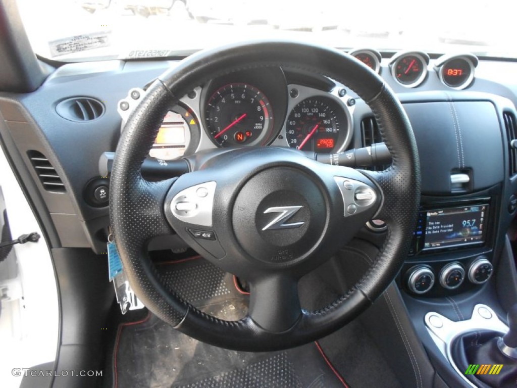 2011 370Z Sport Coupe - Pearl White / Black photo #20