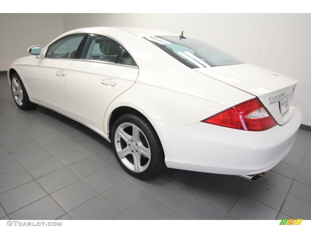 2006 CLS 500 - Alabaster White / Cashmere Beige photo #5