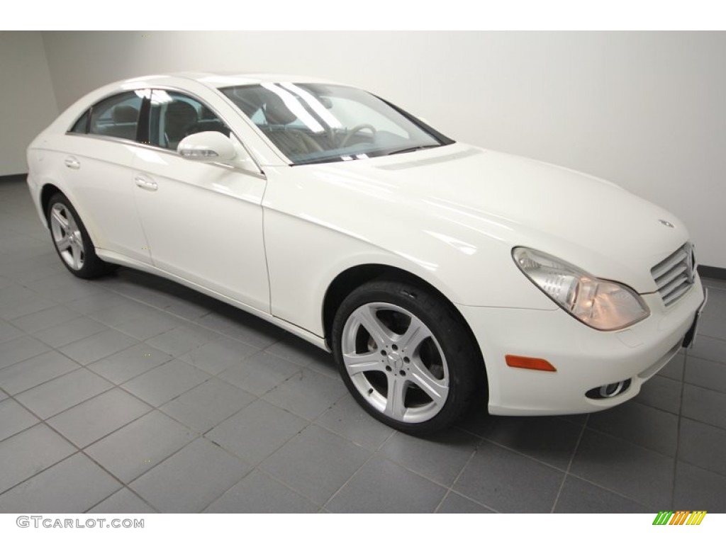 2006 CLS 500 - Alabaster White / Cashmere Beige photo #8
