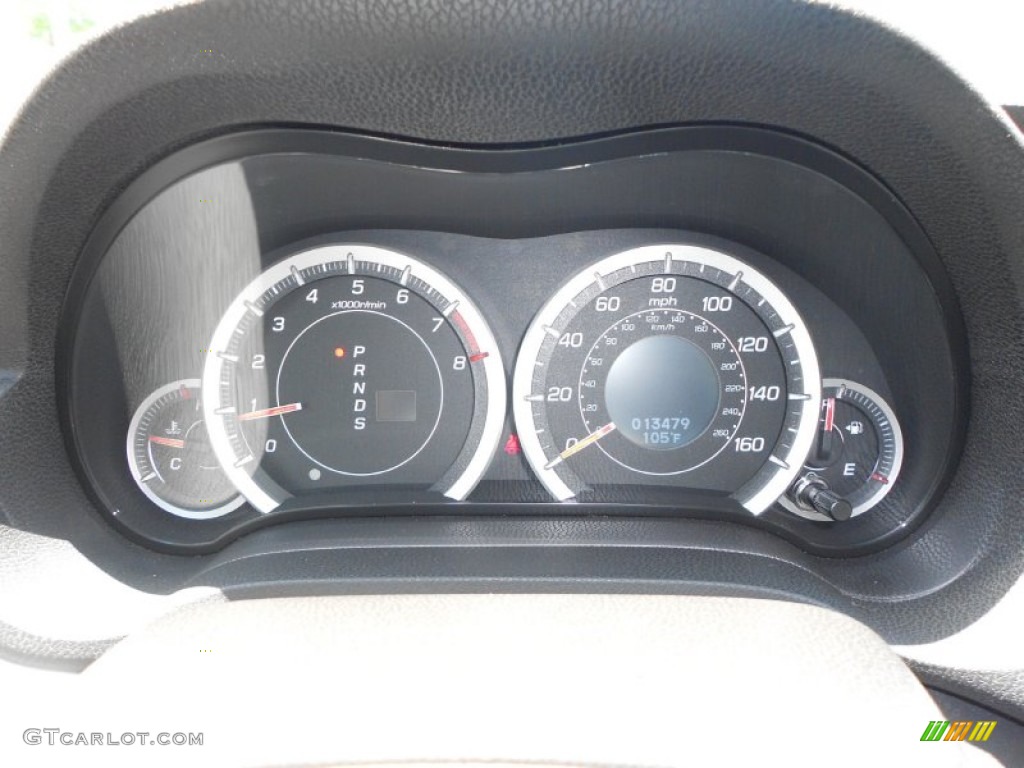 2011 Acura TSX Sedan Gauges Photo #68319788