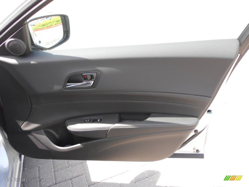 2013 Acura ILX 1.5L Hybrid Technology Ebony Door Panel Photo #68319899