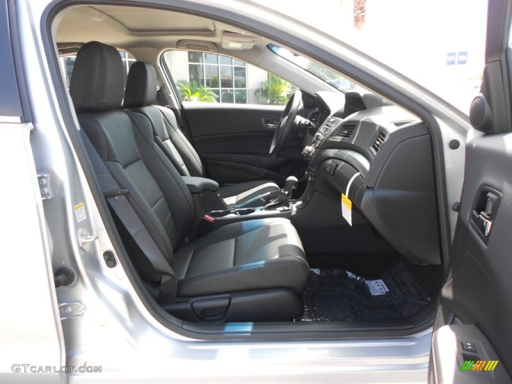 Ebony Interior 2013 Acura ILX 1.5L Hybrid Technology Photo #68319905