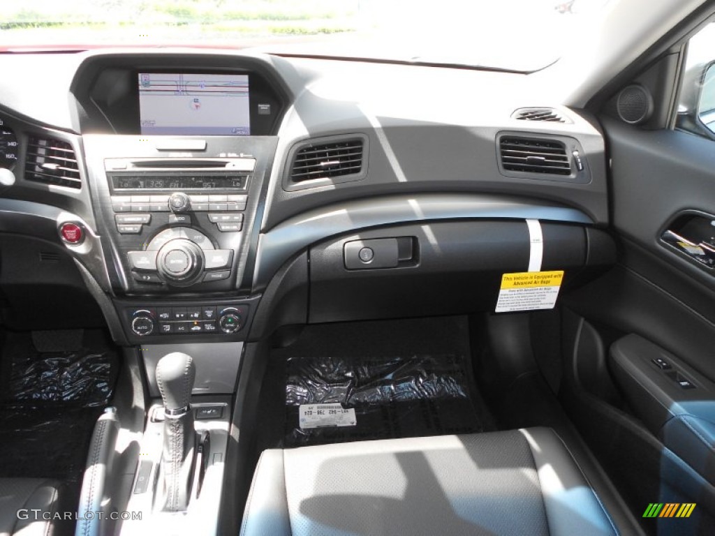 2013 Acura ILX 1.5L Hybrid Technology Ebony Dashboard Photo #68319914