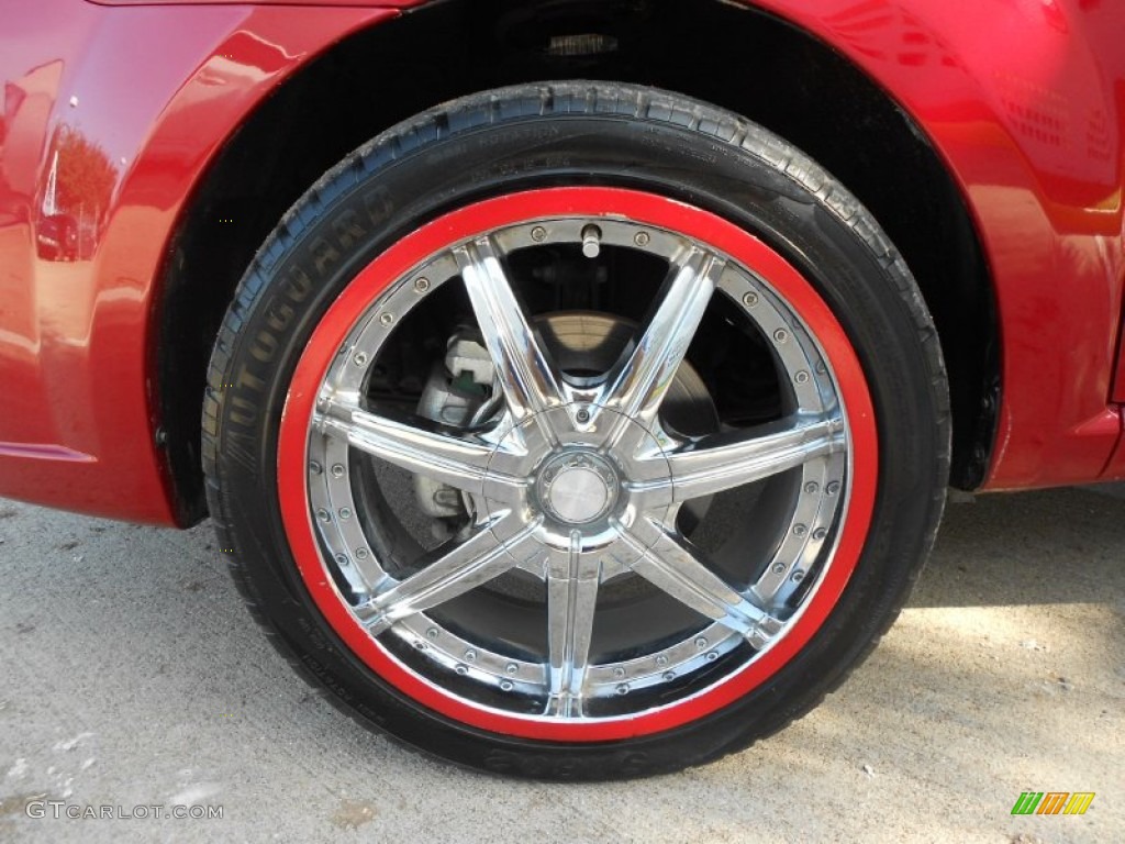 2010 Aveo LT Sedan - Sport Red / Charcoal photo #9