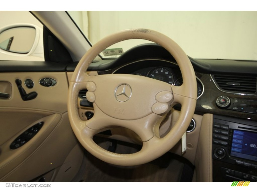 2006 CLS 500 - Alabaster White / Cashmere Beige photo #31