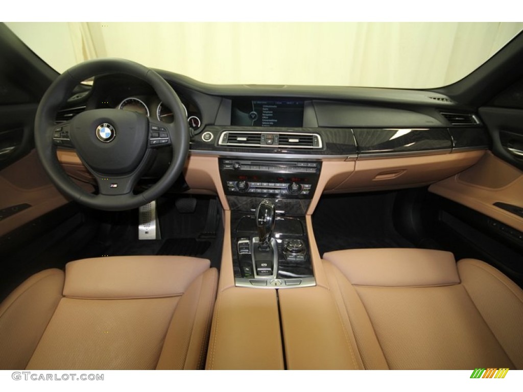 2012 7 Series 750i Sedan - Alpine White / Saddle/Black photo #4