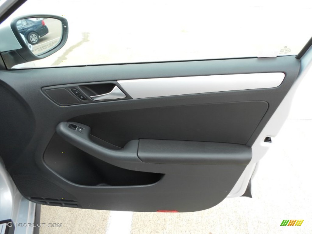 2012 Volkswagen Jetta GLI Autobahn Titan Black Door Panel Photo #68320730