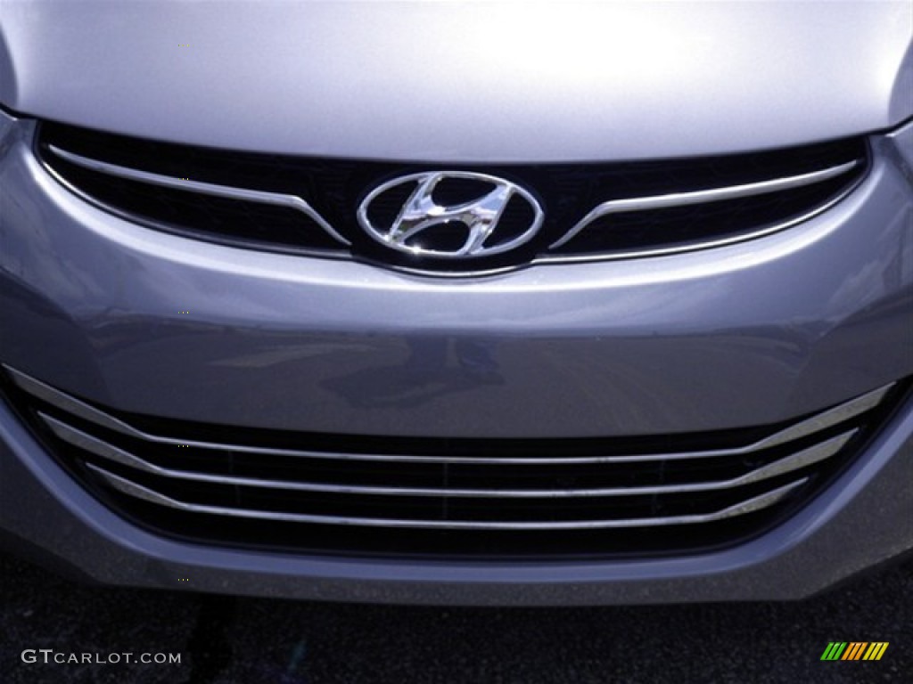 2012 Elantra Limited - Harbor Gray Metallic / Gray photo #6