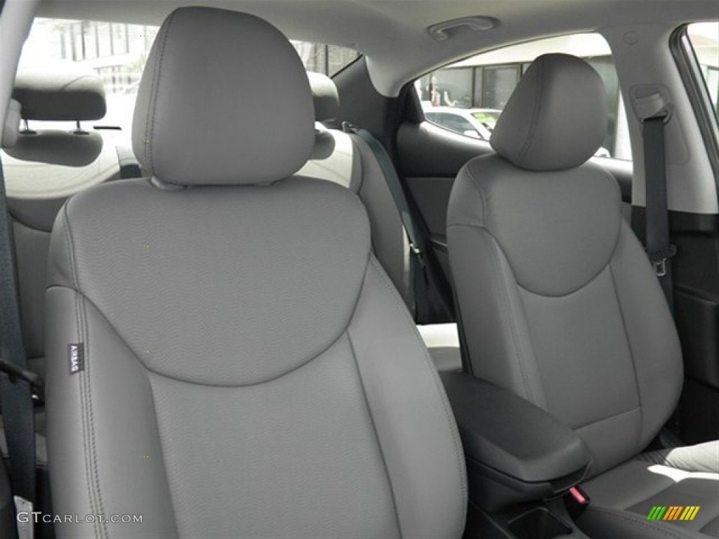 2012 Elantra Limited - Harbor Gray Metallic / Gray photo #24
