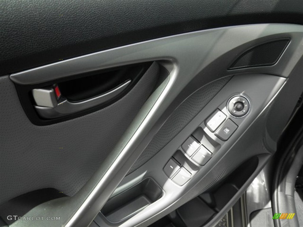 2012 Elantra Limited - Harbor Gray Metallic / Gray photo #31