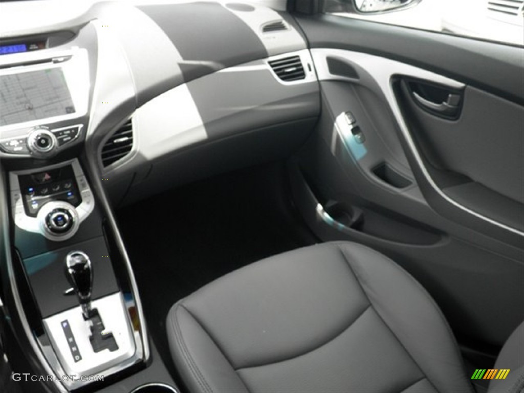 2012 Elantra Limited - Harbor Gray Metallic / Gray photo #35