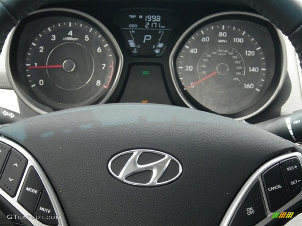 2012 Elantra Limited - Harbor Gray Metallic / Gray photo #39