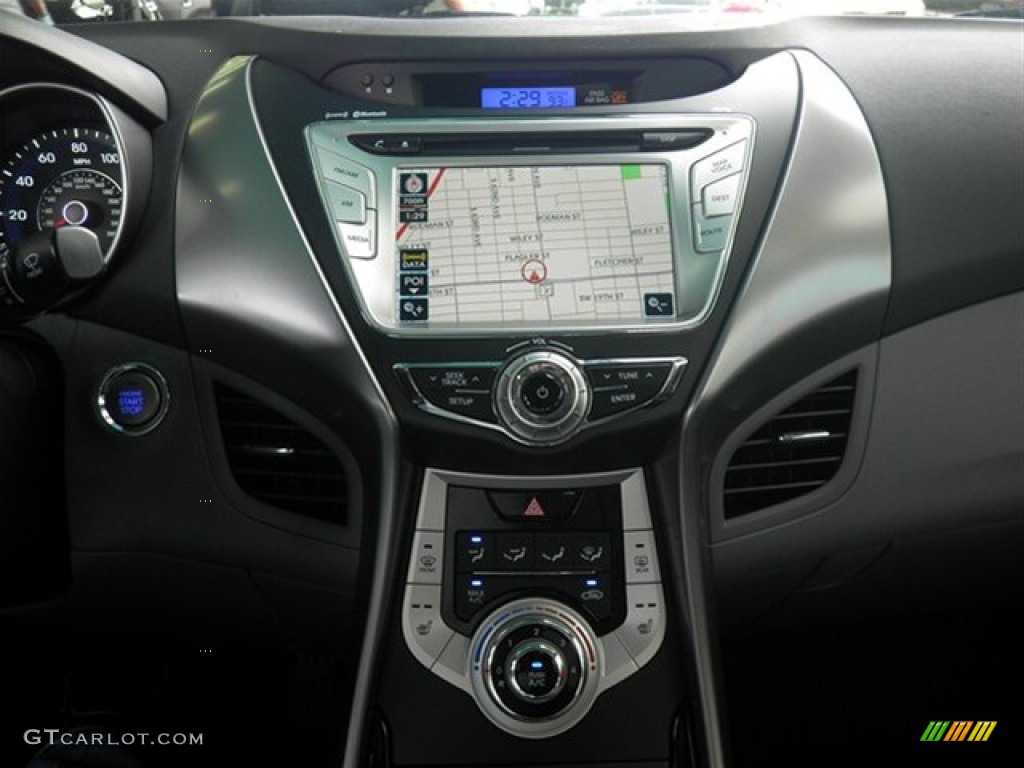 2012 Elantra Limited - Harbor Gray Metallic / Gray photo #42