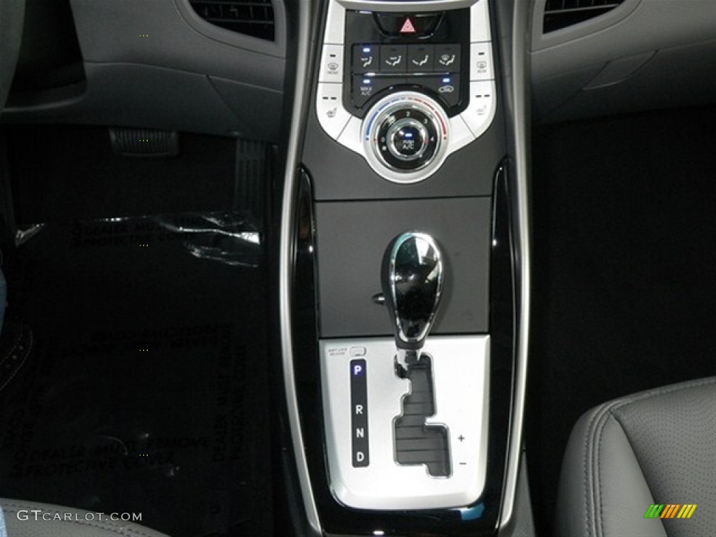 2012 Elantra Limited - Harbor Gray Metallic / Gray photo #43