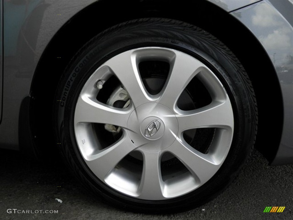 2012 Elantra Limited - Harbor Gray Metallic / Gray photo #47