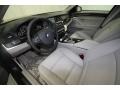 2012 BMW 5 Series Everest Gray Interior Prime Interior Photo