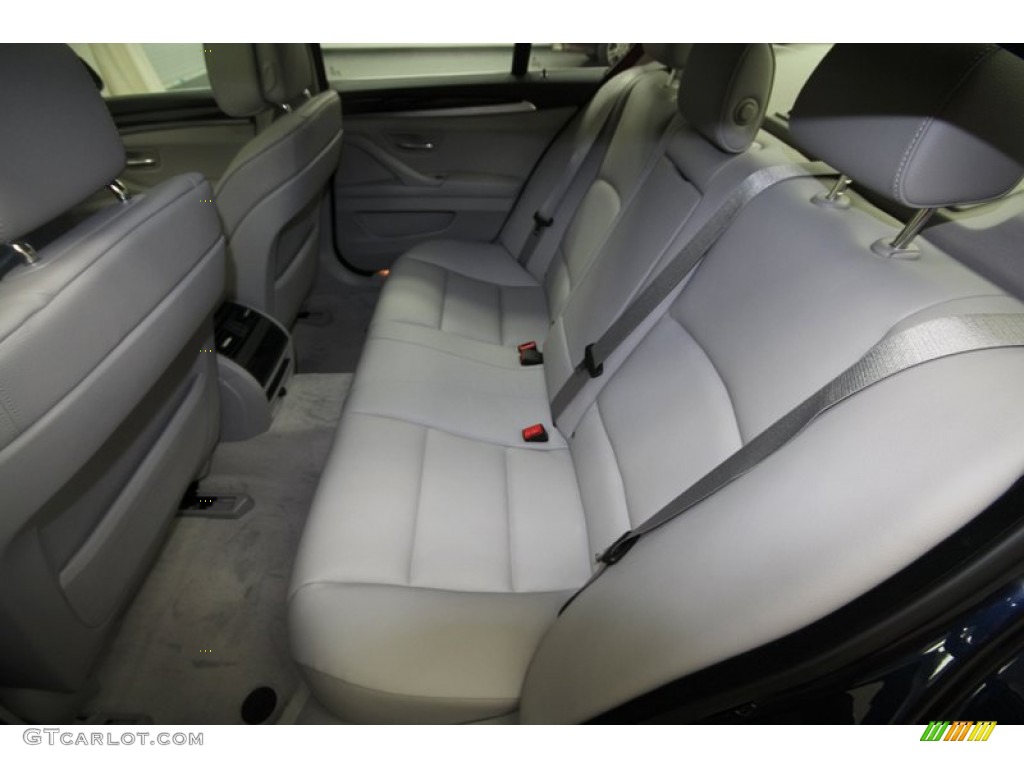Everest Gray Interior 2012 BMW 5 Series 528i Sedan Photo #68323184