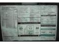 2012 BMW 5 Series 528i Sedan Window Sticker