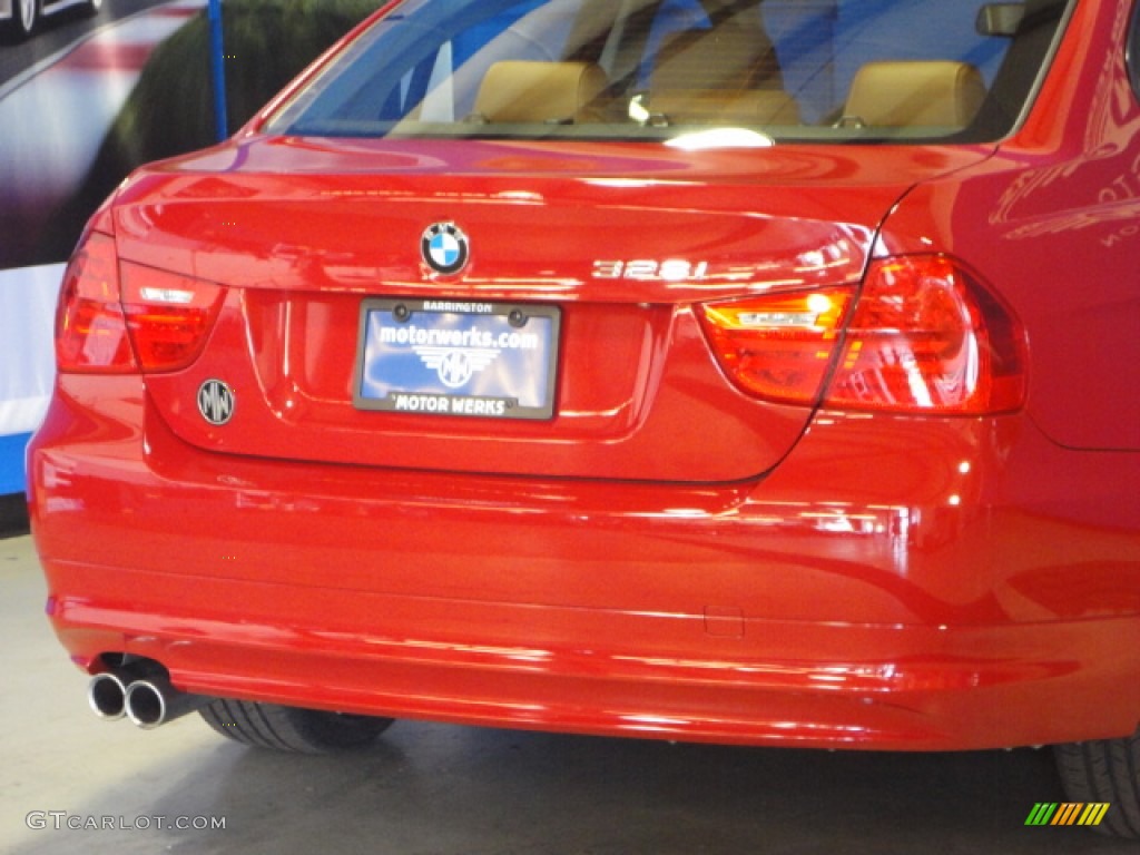 2009 3 Series 328xi Sedan - Crimson Red / Saddle Brown Dakota Leather photo #8