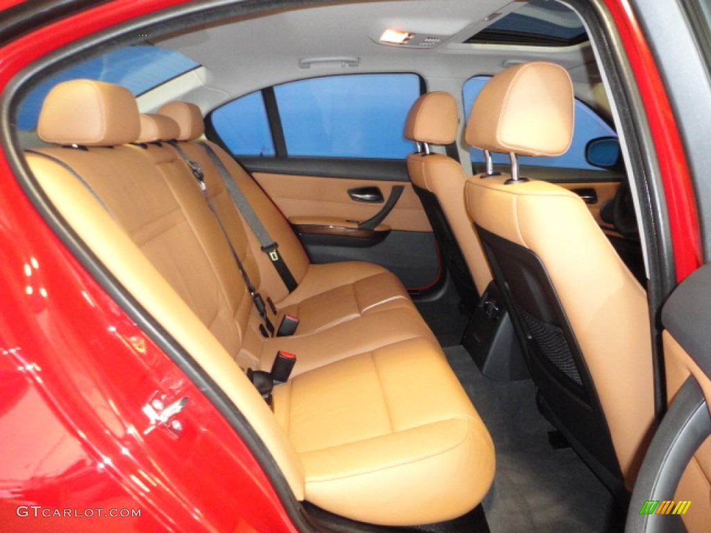 2009 3 Series 328xi Sedan - Crimson Red / Saddle Brown Dakota Leather photo #24