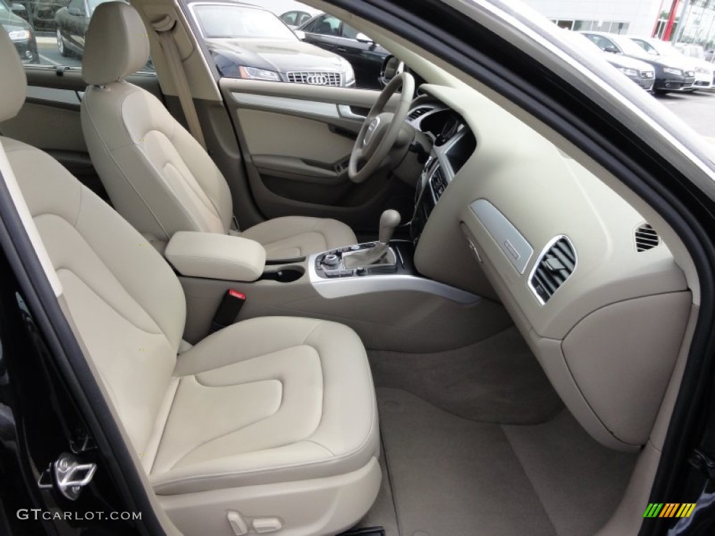 Cardamom Beige Interior 2011 Audi A4 2.0T quattro Sedan Photo #68325619