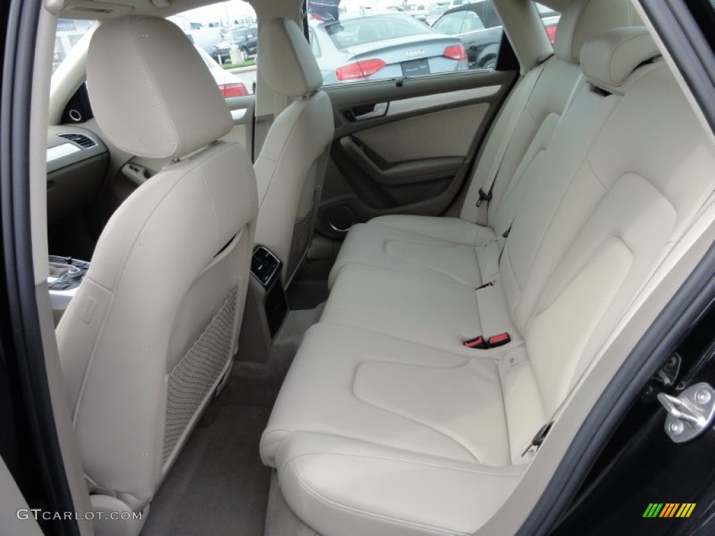 Cardamom Beige Interior 2011 Audi A4 2.0T quattro Sedan Photo #68325653