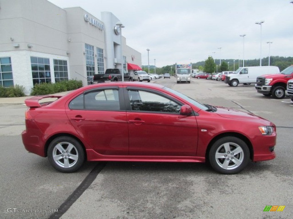Rally Red Pearl 2009 Mitsubishi Lancer ES Sport Exterior Photo #68326691