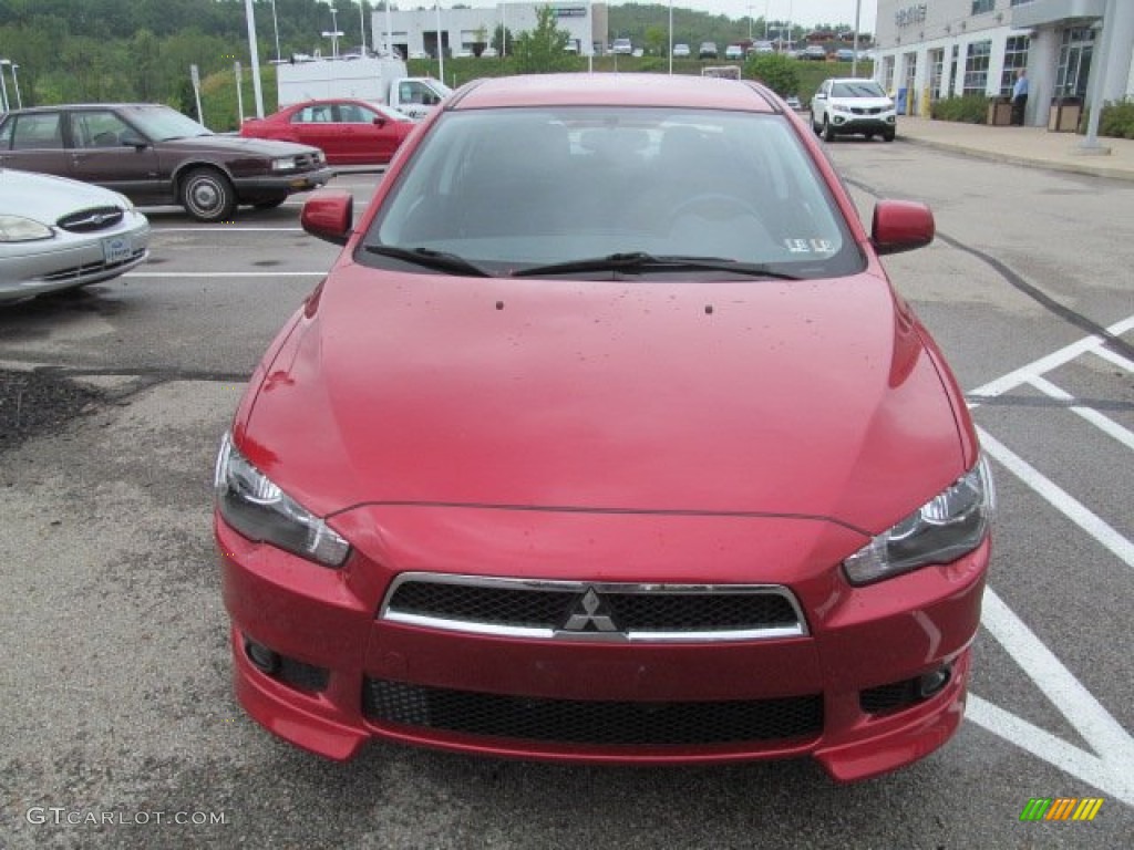 Rally Red Pearl 2009 Mitsubishi Lancer ES Sport Exterior Photo #68326715