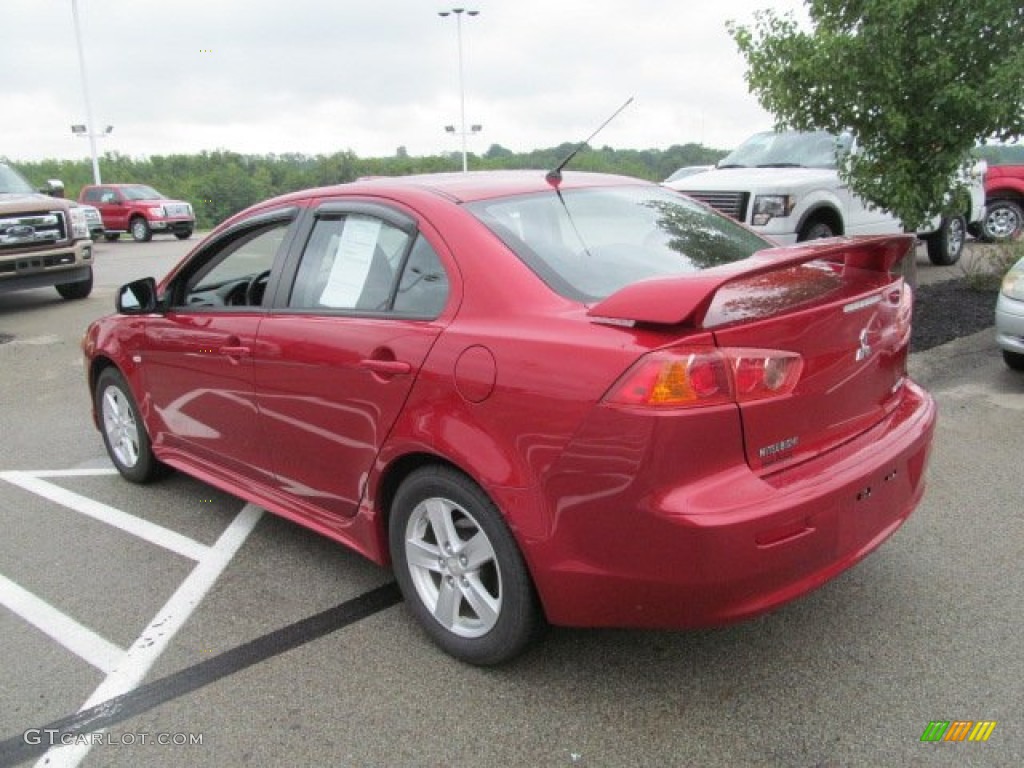 Rally Red Pearl 2009 Mitsubishi Lancer ES Sport Exterior Photo #68326745