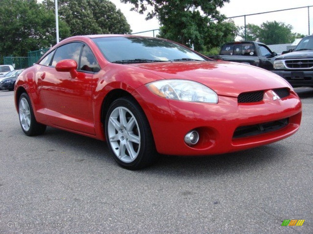 2006 Eclipse GT Coupe - Pure Red / Dark Charcoal photo #1