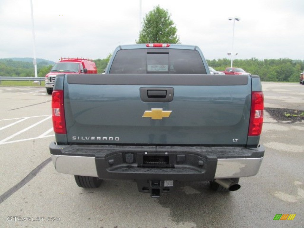 2011 Silverado 2500HD LT Crew Cab 4x4 - Blue Granite Metallic / Ebony photo #9