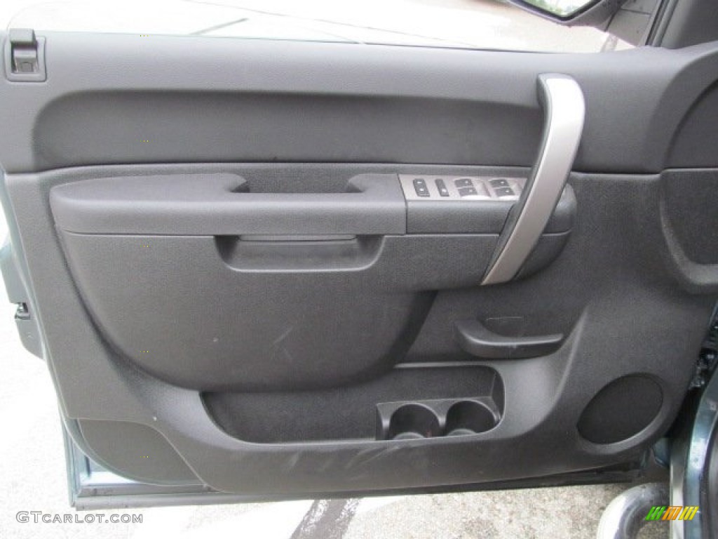 2011 Silverado 2500HD LT Crew Cab 4x4 - Blue Granite Metallic / Ebony photo #17